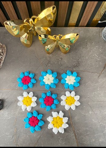 Renkli El Örgüsü Anahtarlık - Görsel 2