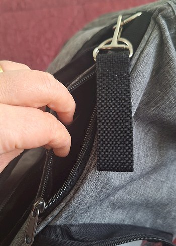 Gri Baskılı MCD Bebek Çantası - Görsel 9