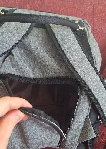 Gri Baskılı MCD Bebek Çantası - Görsel 8