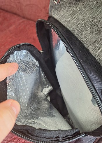 Gri Baskılı MCD Bebek Çantası - Görsel 4