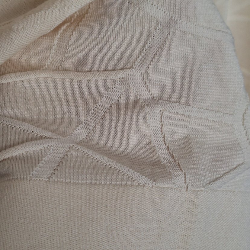 Bej Uzun Kollu Keten merserize tunik - Görsel 5