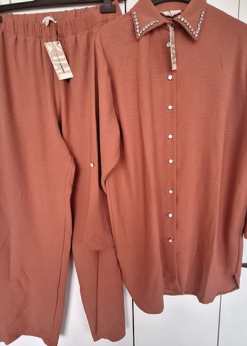 Kadın Gömlek pantolon takim - Görsel 3