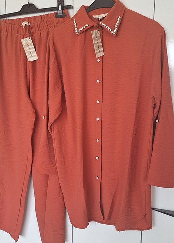 Kadın Gömlek pantolon takim - Görsel 4