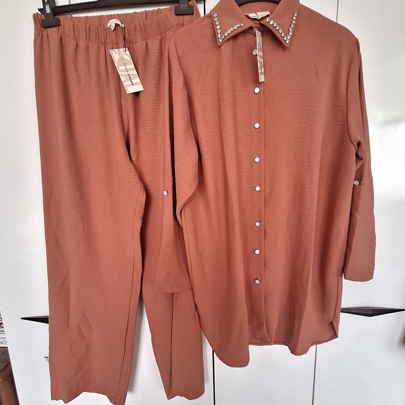 Kadın Gömlek pantolon takim - Görsel 3