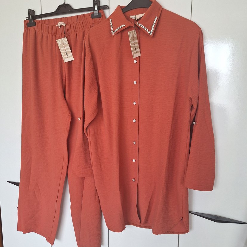 Kadın Gömlek pantolon takim - Görsel 4