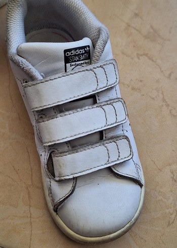 Kız Çocuk Beyaz Cırt Cırtlı Spor Ayakkabı - Görsel 10