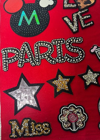 Ütü ile yapışan aplikler/yama/patch - Görsel 4