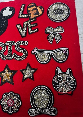 Ütü ile yapışan aplikler/yama/patch - Görsel 5