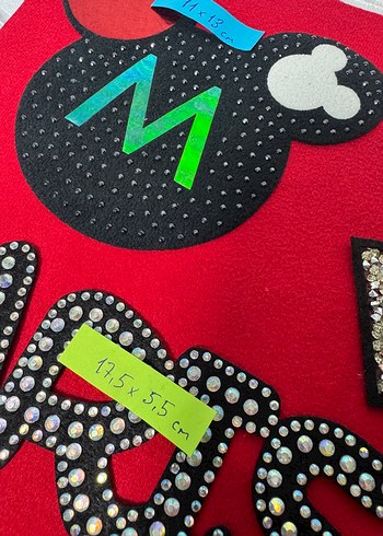 Ütü ile yapışan aplikler/yama/patch - Görsel 6