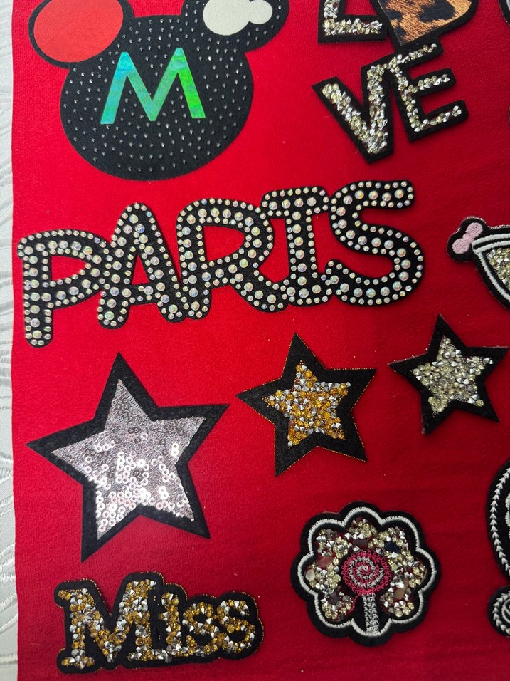 Ütü ile yapışan aplikler/yama/patch - Görsel 4