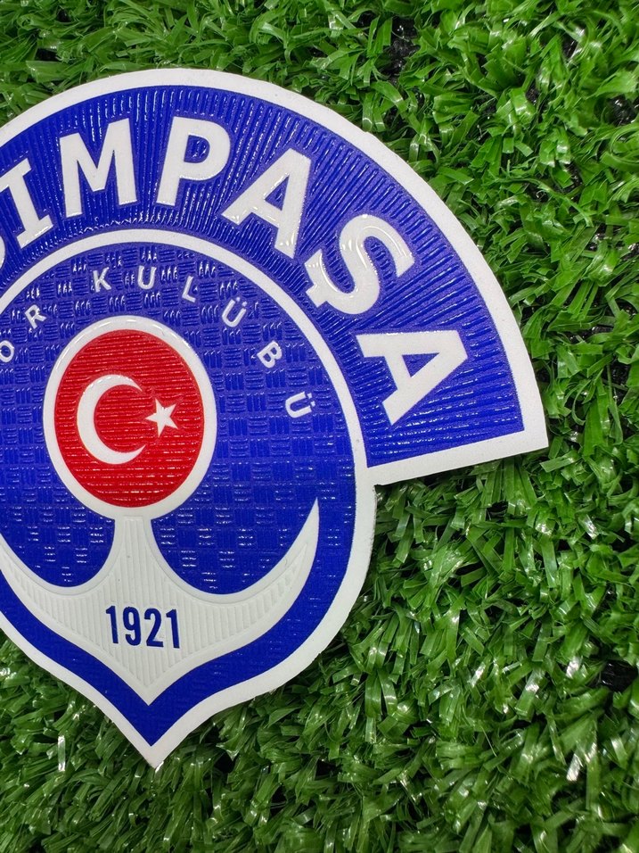 4 adet fiyatıdır. Ütü ile yapışan kabartma arma - Görsel 5