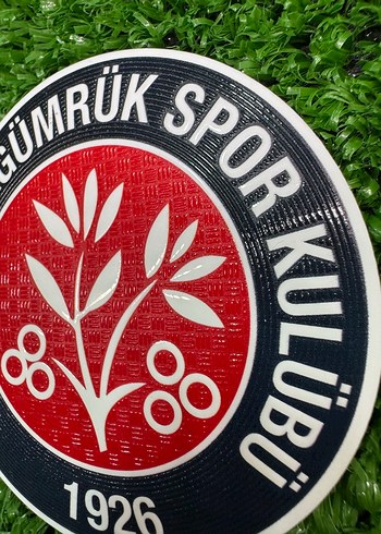 Fatih Karagümrük Spor Kulübü kabartma arma. Ütü baskı - Görsel 4