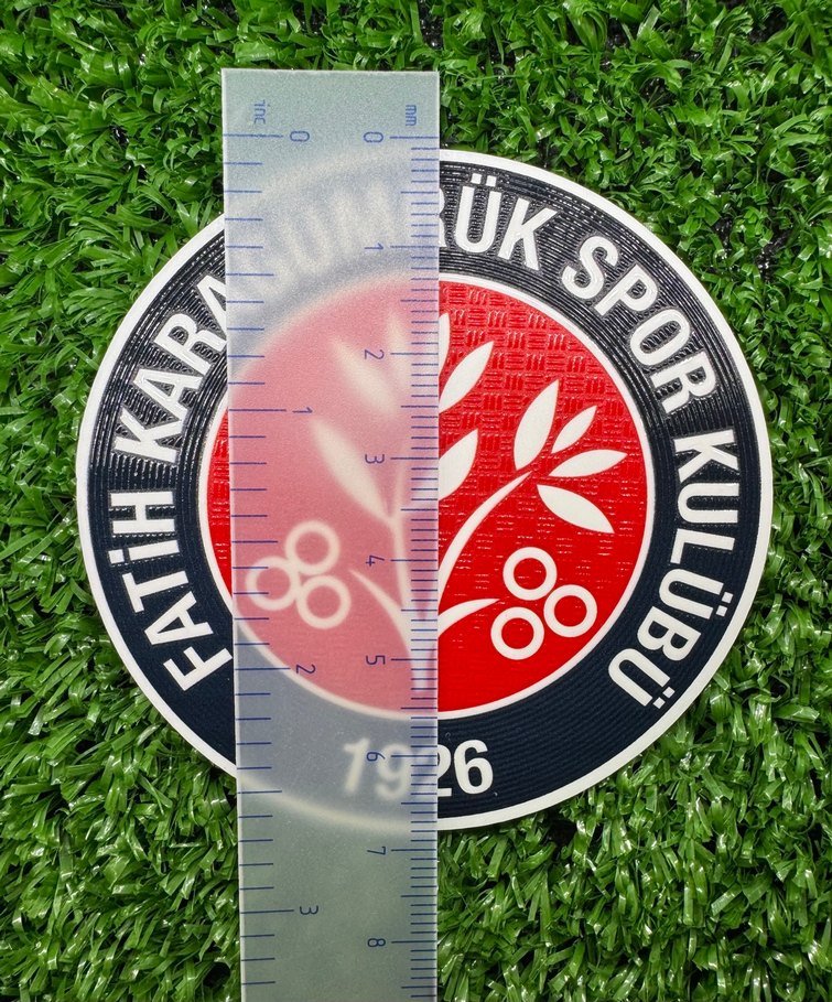 Fatih Karagümrük Spor Kulübü kabartma arma. Ütü baskı - Görsel 2