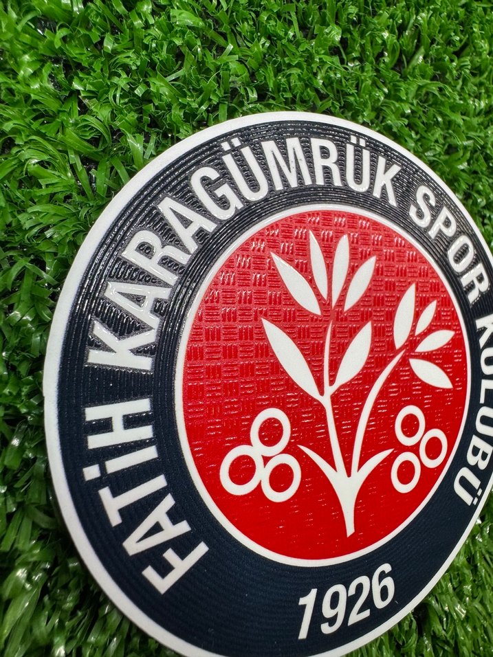 Fatih Karagümrük Spor Kulübü kabartma arma. Ütü baskı - Görsel 5