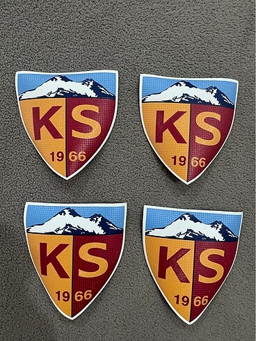 4 adet kayserispor kabartma arma