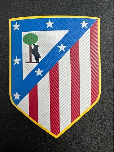 Nike 4 adet Atletico Madrid kabartma ütü baskı