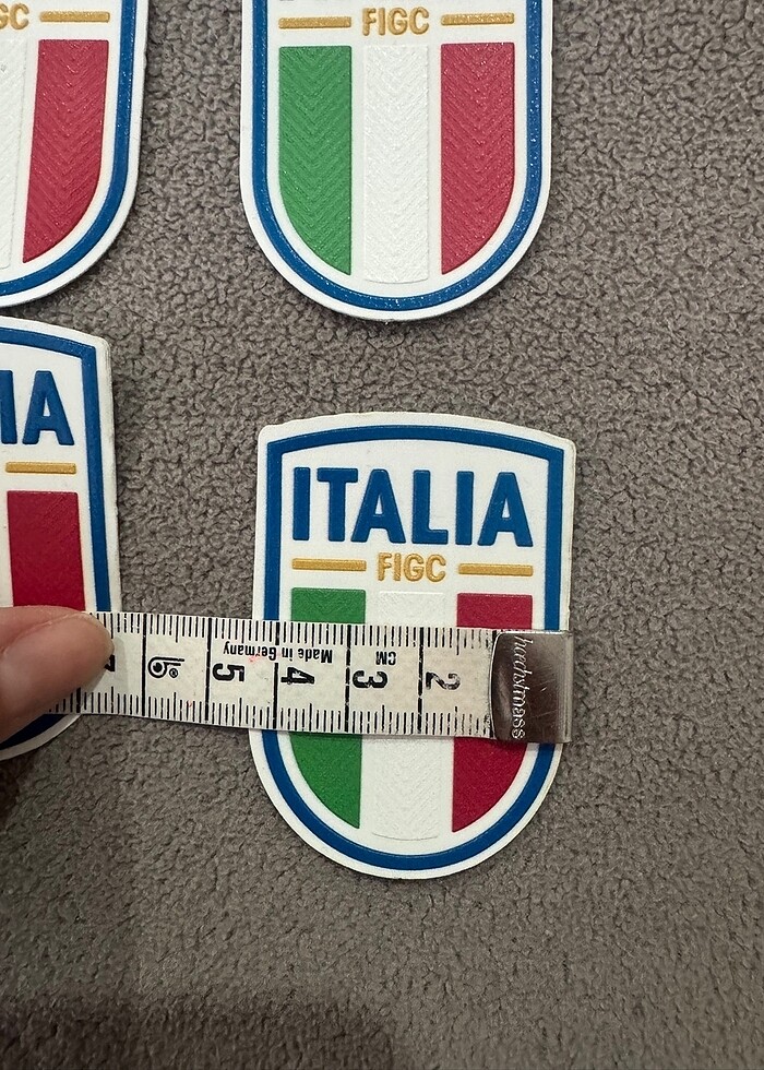 4 adet kabartma arma. Ütü baskıdır - Görsel 5