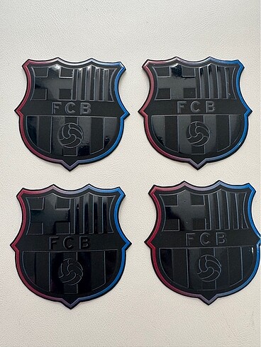 4 adet YENİ SEZON Barcelona kabartma uv ütü baskı