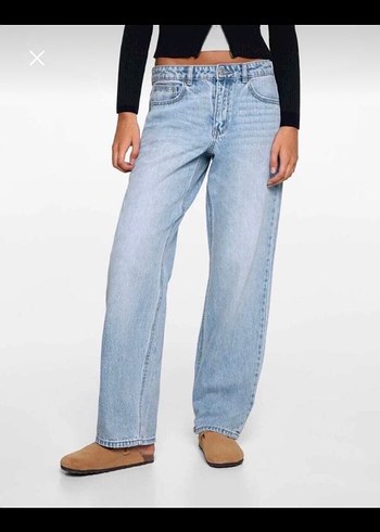 Mavi Midi Boy Regular Fit Kadın Kot Pantolon - Görsel 2