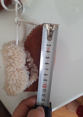 16 Beden Kahverengi Kürklü Erkek Çocuk Ev Patiği