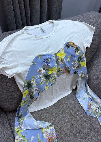 Beyaz Kısa Kollu Tişört stradivarius - Görsel 6