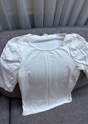 Beyaz Kısa Kollu Tişört stradivarius - Görsel 2