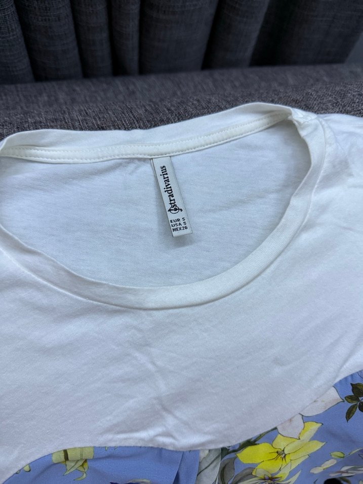 Beyaz  Kısa Kollu Tişört stradivarius - Görsel 5