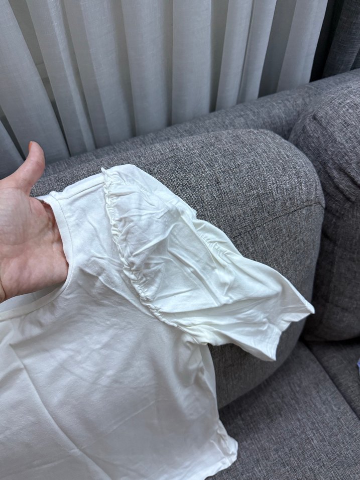 Beyaz  Kısa Kollu Tişört stradivarius - Görsel 4