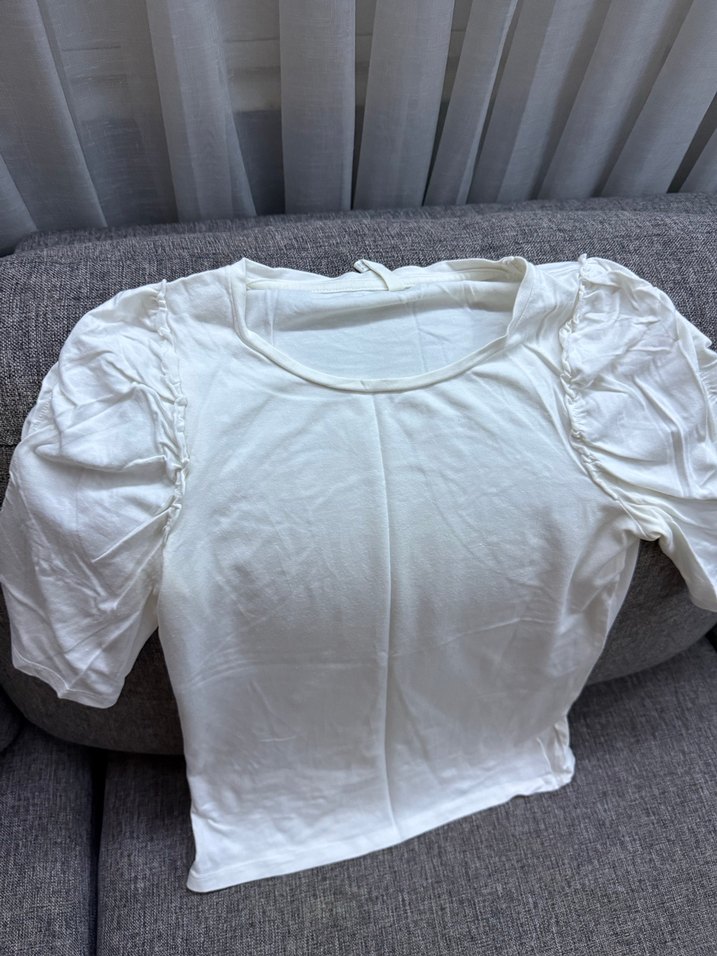 Beyaz  Kısa Kollu Tişört stradivarius - Görsel 2
