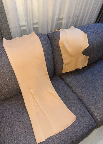 Triko bluz etek takım  - Görsel 6