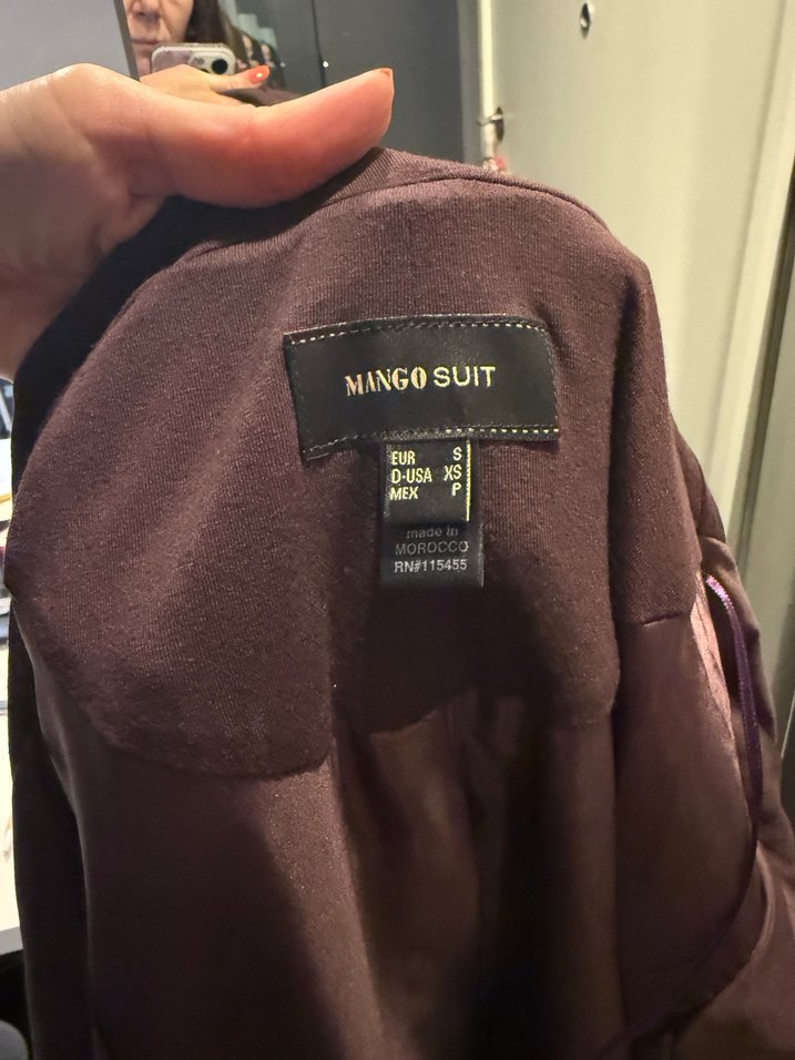 Kahverengi Kadın Düğmeli Blazer Ceket - Görsel 4