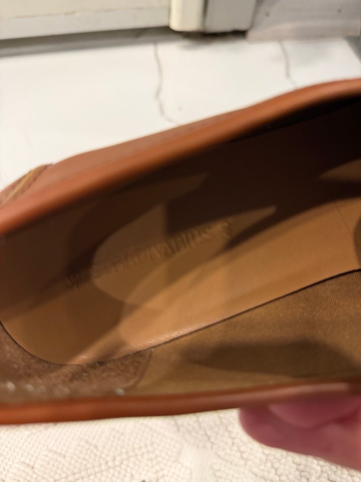 Kahverengi Deri Kadın Loafer Stradivarius - Görsel 4