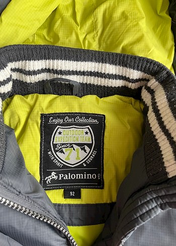 Gri Erkek Çocuk Mont Kürklü Kapüşonlu - Görsel 3