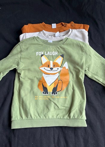 Erkek Çocuk Baskılı Uzun Kollu Sweatshirt - Görsel 2