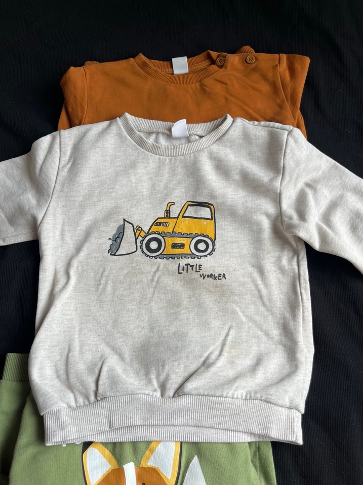 Erkek Çocuk Baskılı Uzun Kollu Sweatshirt - Görsel 3