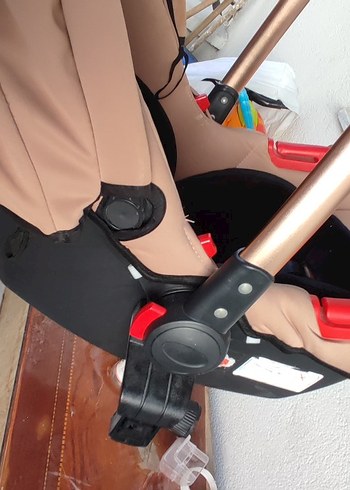 Koyu Kahverengi Bebek Arabası ve puseti - Görsel 6