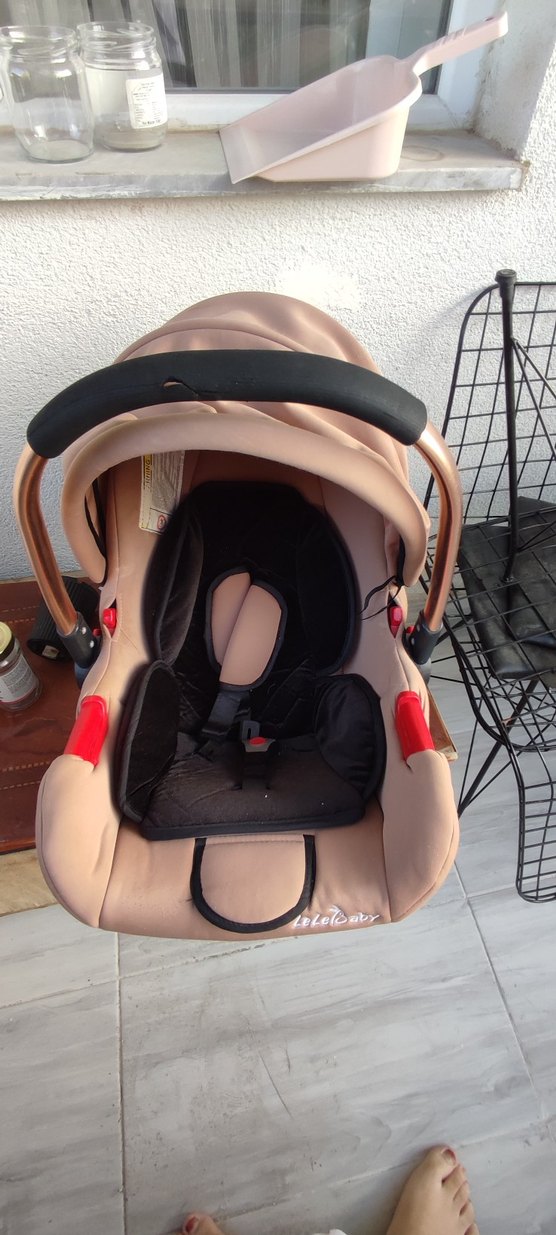 Koyu Kahverengi Bebek Arabası ve puseti - Görsel 5