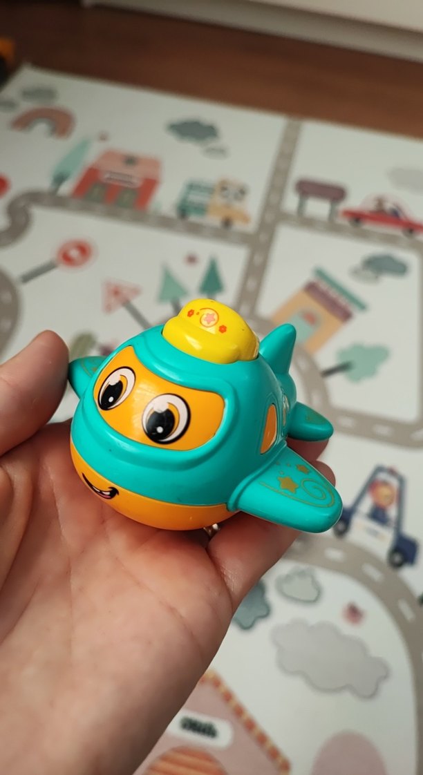 Renkli Yeşil Uçak Oyuncak Seti - Görsel 4