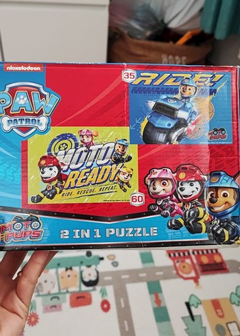 PAW Patrol 2'si 1 Arada Çocuk Yapboz