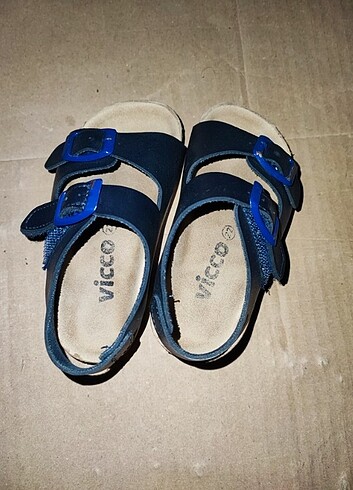Vicco hakiki deri sandalet  - Görsel 3