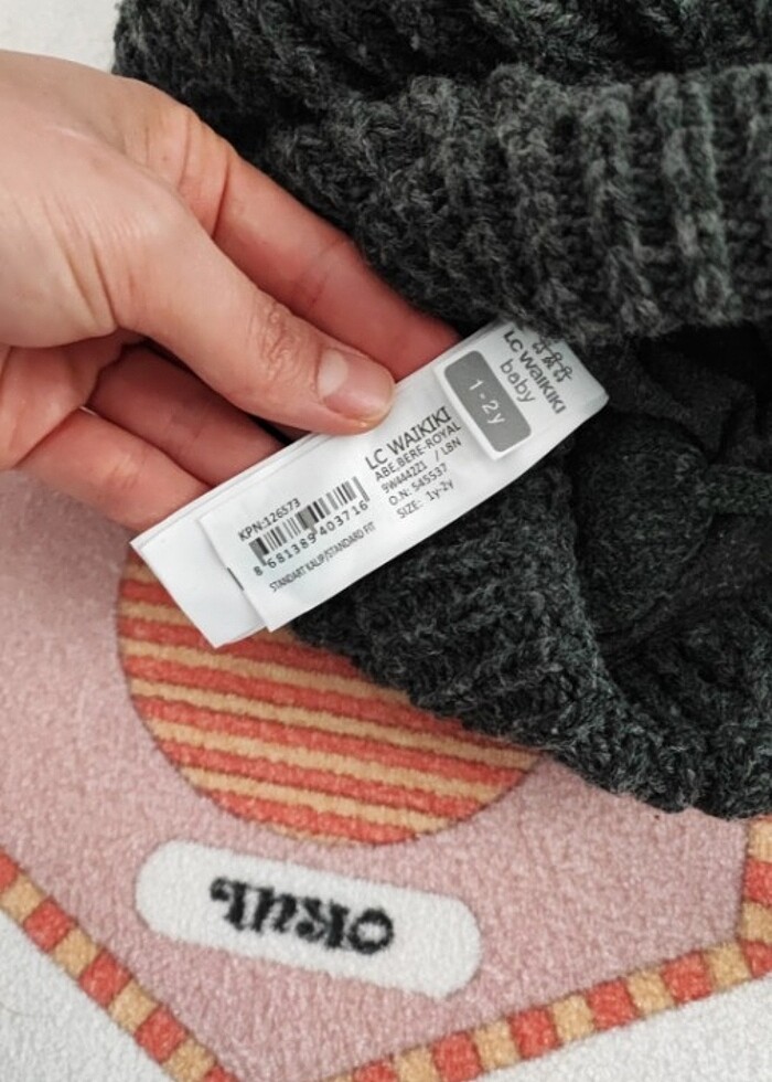 Erkek çocuk kışlık bere  - Görsel 4