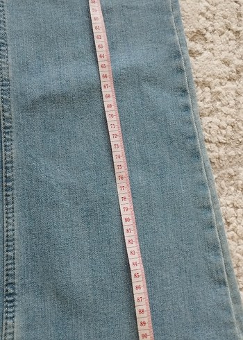 36 Beden Mavi Regular Fit Kadın Denim Pantolon