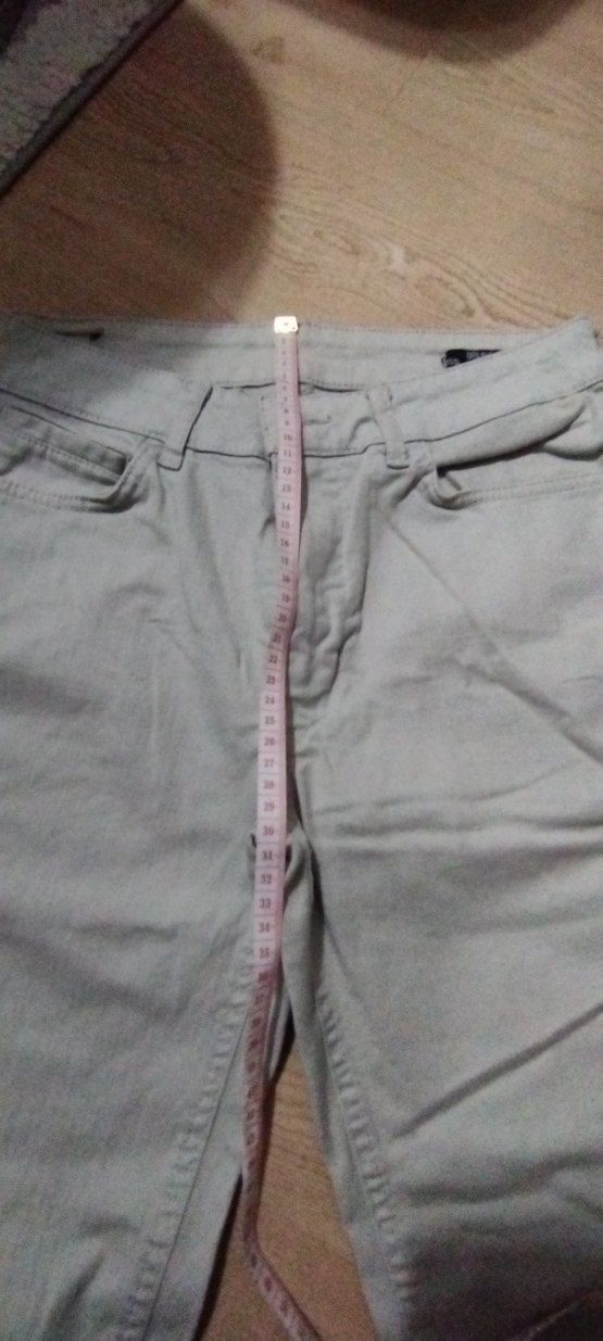 Gri, buz mavisi gibi Denim Pantolon - Görsel 5