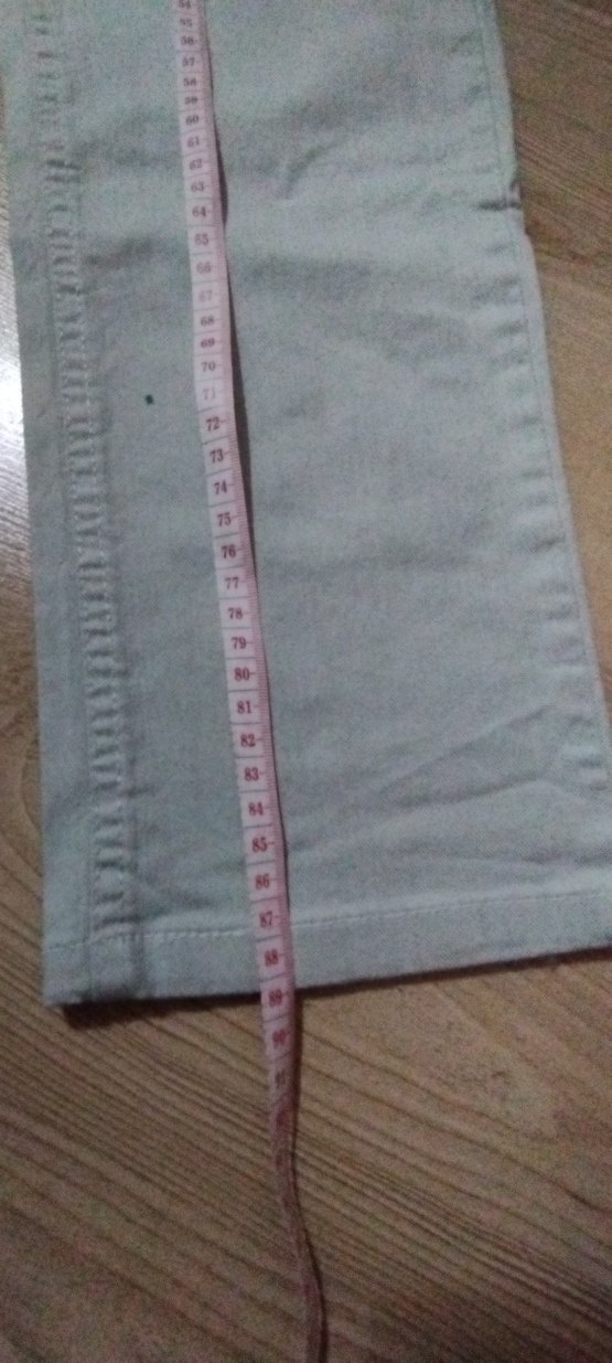 Gri, buz mavisi gibi Denim Pantolon - Görsel 2