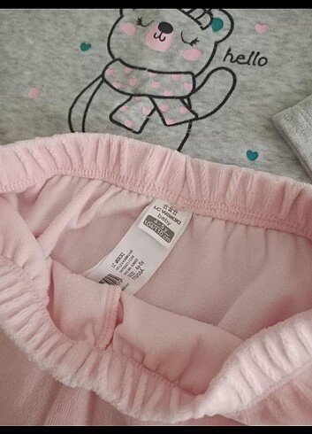Cocuk kadife pijama takımı