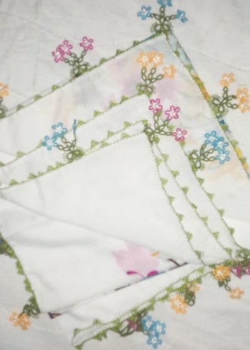 2tarafı işlenmiştir diğr 2 Kenarı önce işlenmiş Çok Renkli eşarp - Görsel 4