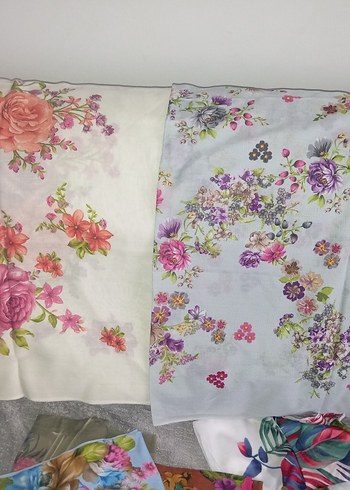 Adet fiyatıdır
 Kadın Çok Renkli Bohem Tarzı yazma - Görsel 8