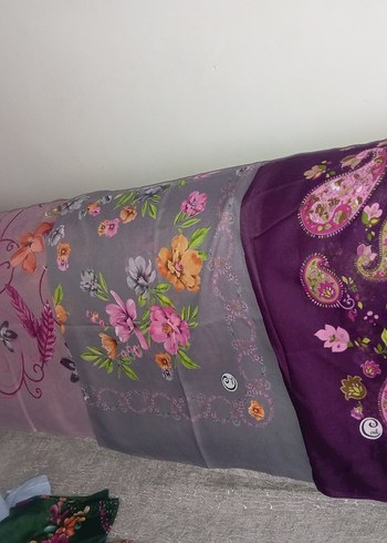 Adet fiyatıdır
 Kadın Çok Renkli Bohem Tarzı yazma - Görsel 10