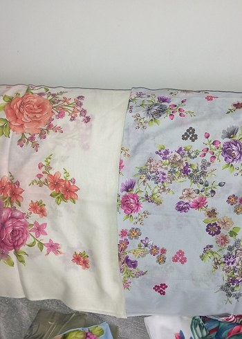 Adet fiyatıdır
 Kadın Çok Renkli Bohem Tarzı yazma - Görsel 15