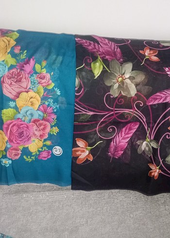 Adet fiyatıdır
 Kadın Çok Renkli Bohem Tarzı yazma - Görsel 9